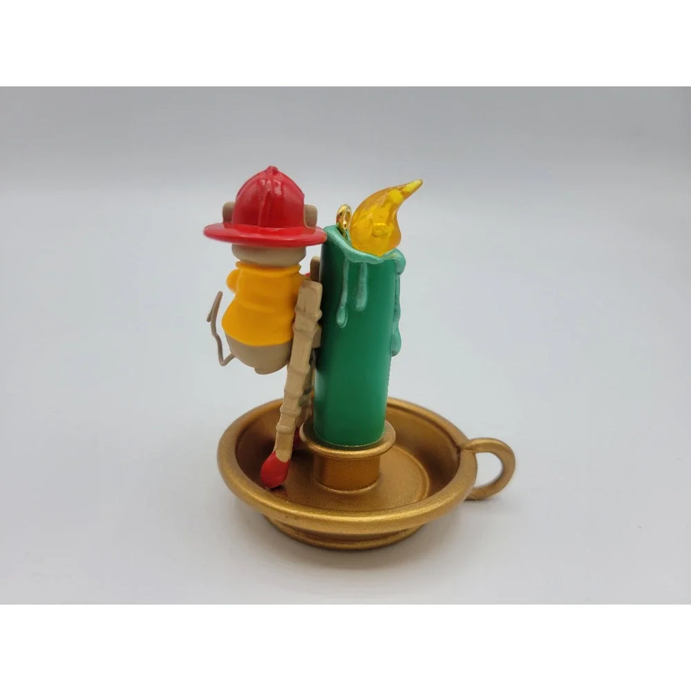 Hallmark‎ Keepsake Ornament 1999 Flame-fighting Friends Mouse Candlestick